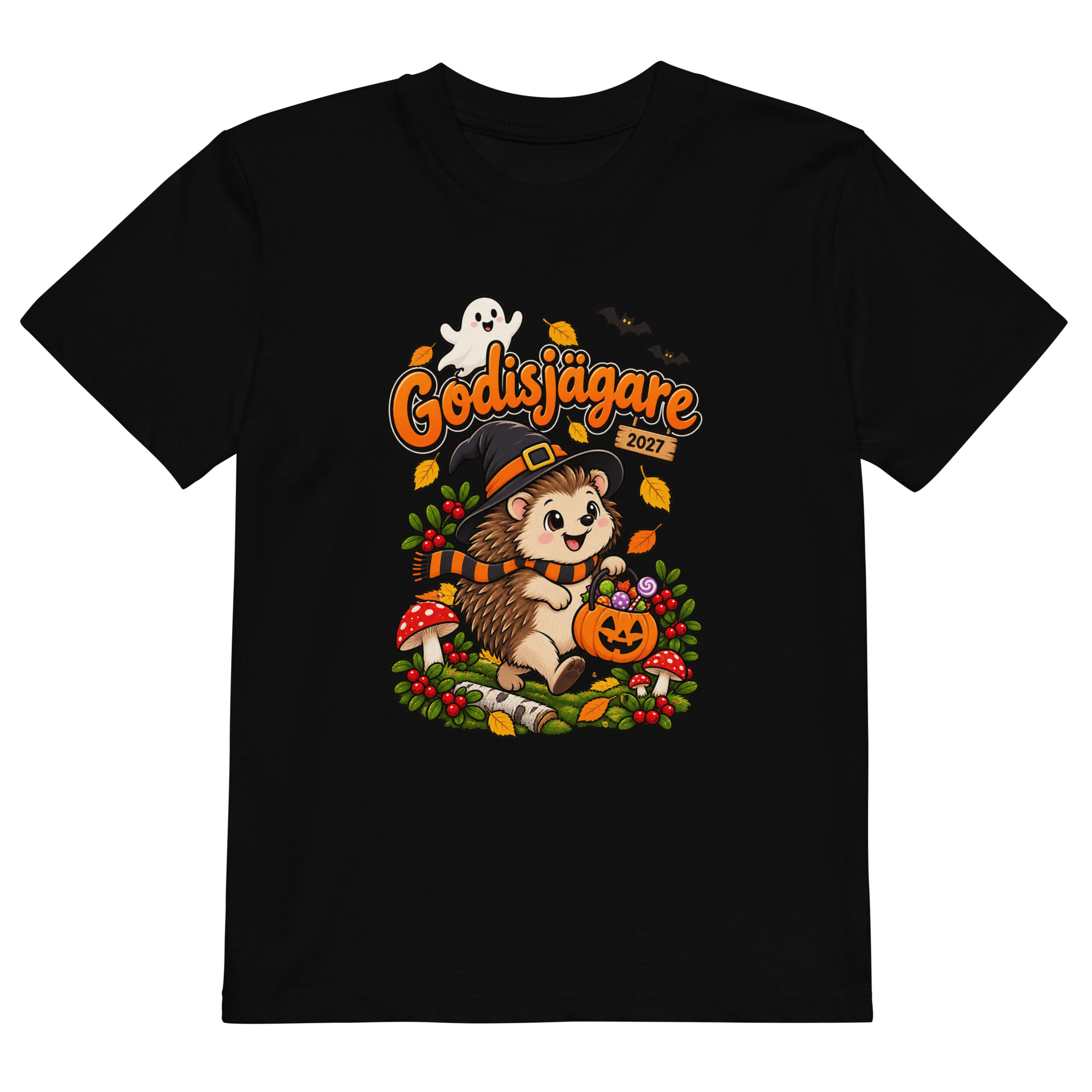 Godisjägaren! – Halloween 2027 Ekologisk Barn T-shirt - Bild 2