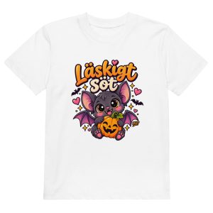 Läskigt Sött! – Halloween 2027 Ekologisk Barn T-shirt