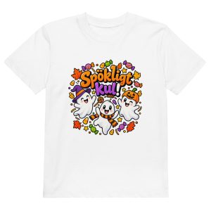 Spökligt Kul! – Halloween 2027 Ekologisk Barn T-shirt