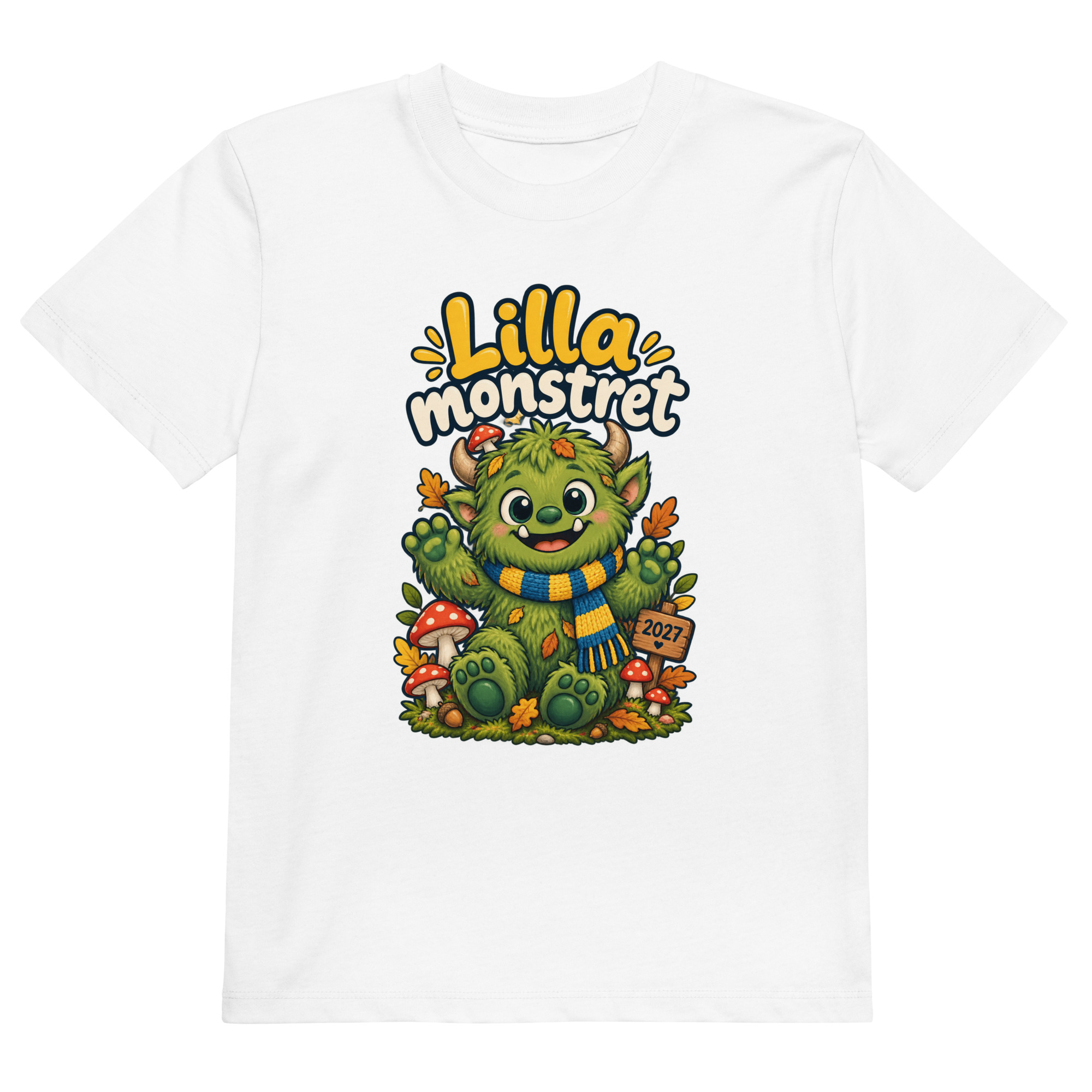 Lilla Monstret! – Halloween 2027 Ekologisk Barn T-shirt