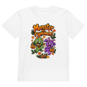Monster på Rymmen! – Halloween 2027 Ekologisk Barn T-shirt