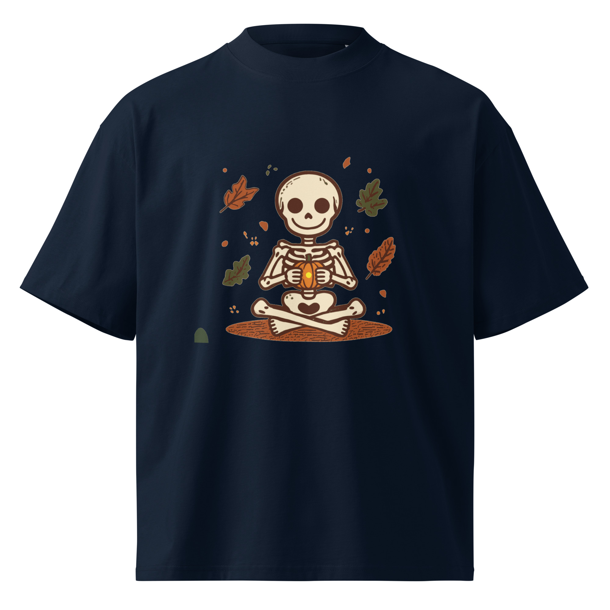 Halloween Oversize T-shirt — Skelett