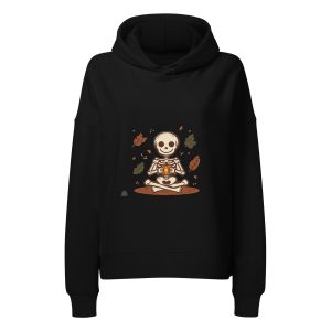 Halloween Hoodie (Dammodell) — Skelett